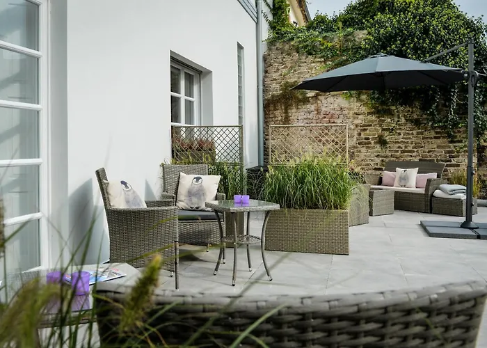 Daire Tor-apartment Im Herrenhaus Rheinblick Xanten